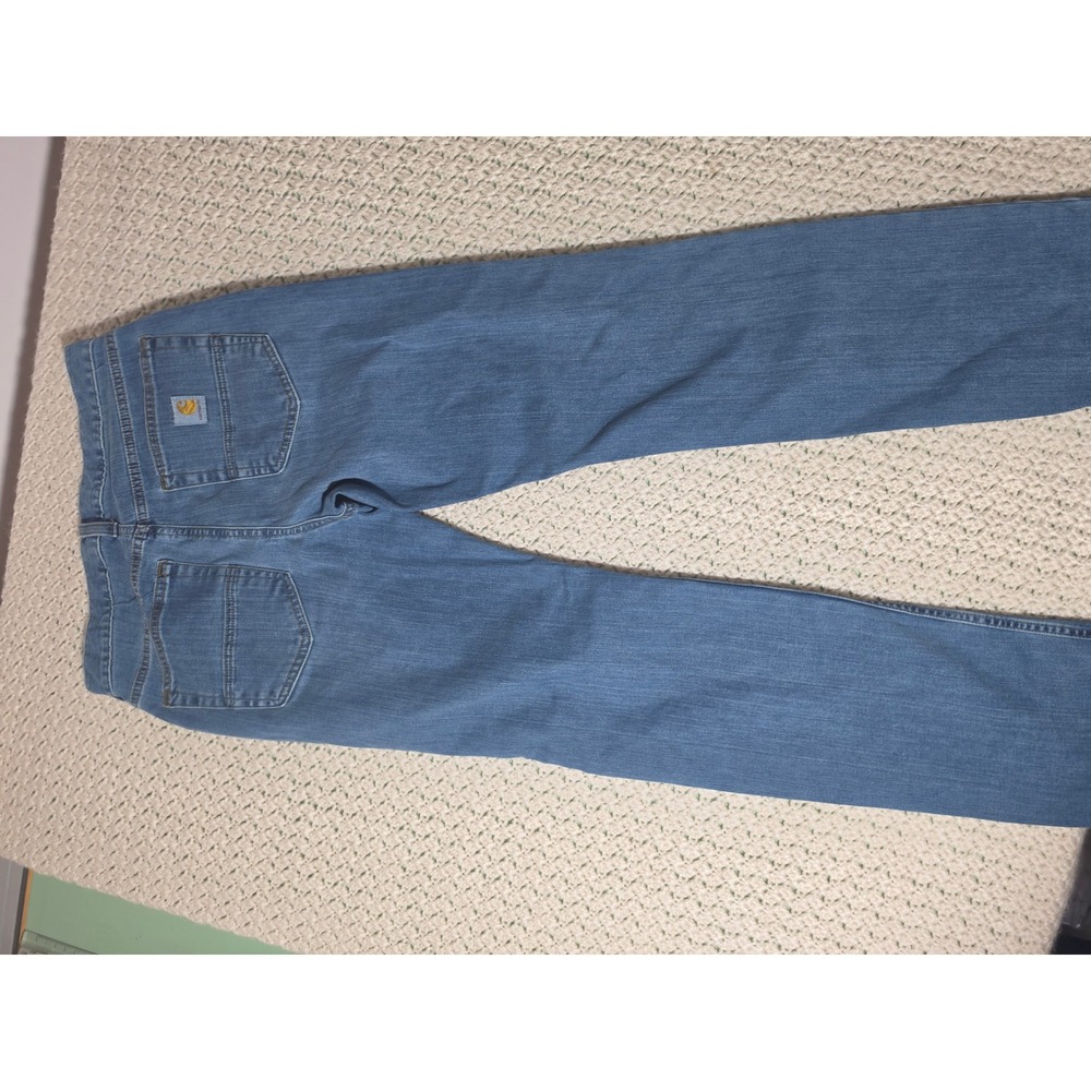 Carhartt Relaxed Fit Jeans Mens 31x32 Blue Excellent Straight Leg Denim Workwear